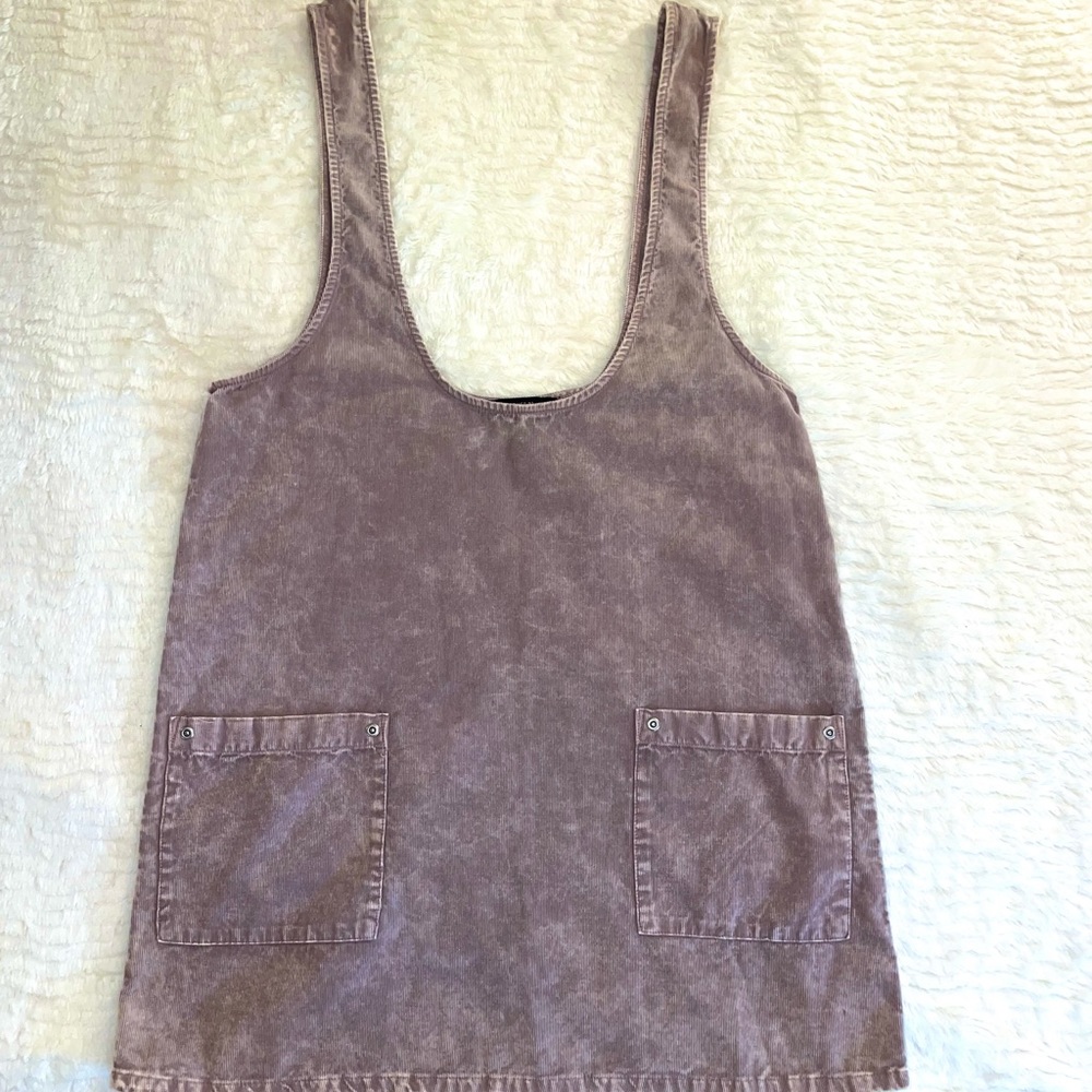 Muted purple overall style dress - Small